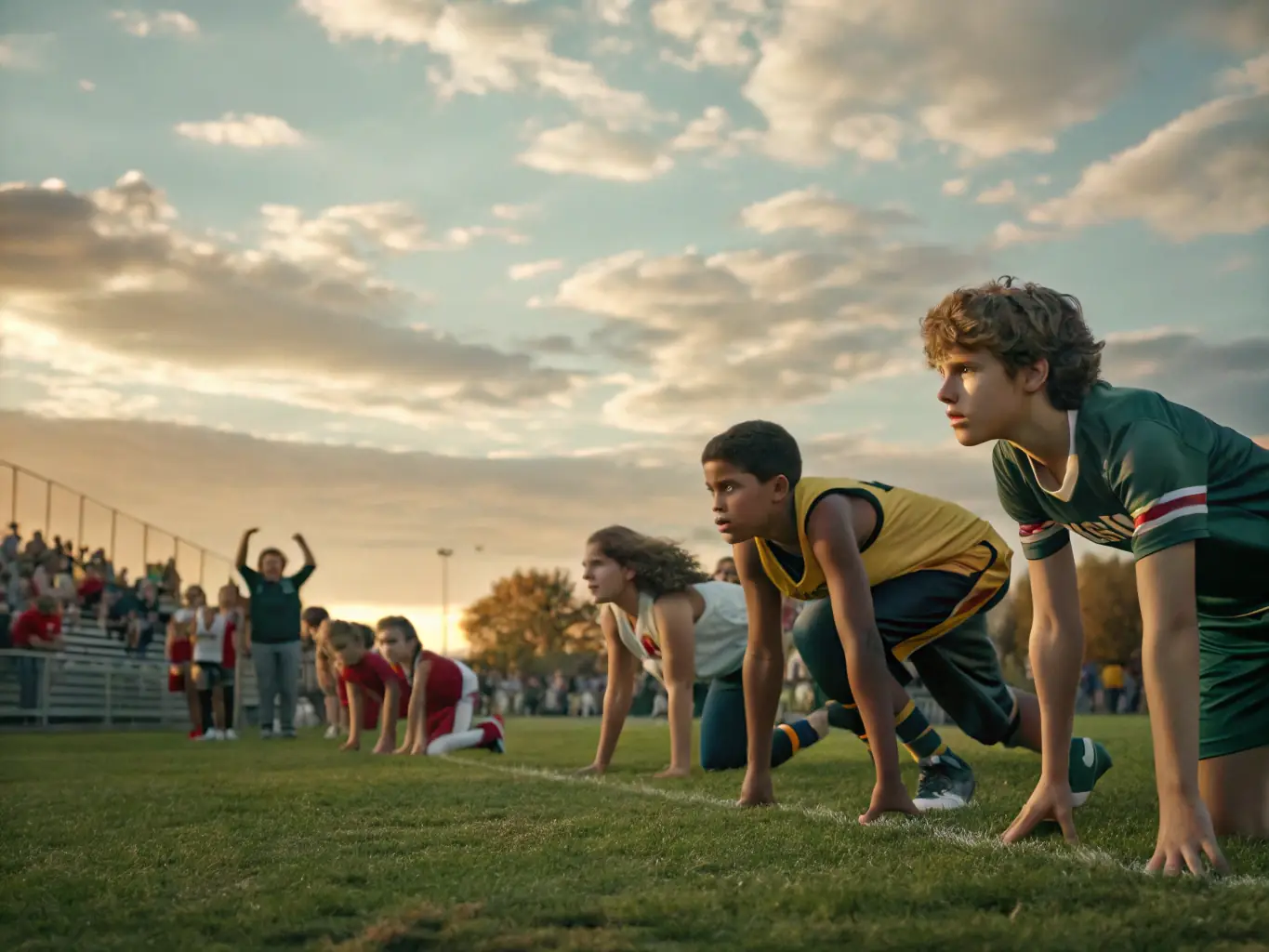 A group of people participating in a team sport, showcasing CSAGA's commitment to promoting physical activity and teamwork.